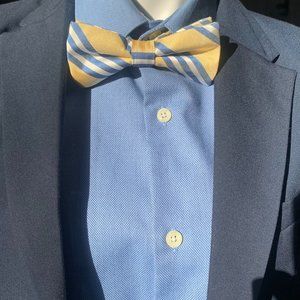 Like New Blue/Yellow/White Bow Tie